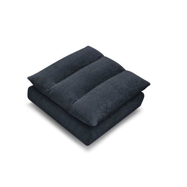 Ciemnoniebieski podnóżek z tkaniny szenilowej Neil – Bobochic Paris-image-2