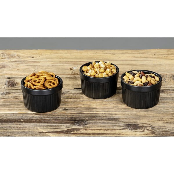 Czarne ceramiczne miski do serwowania zestaw 3 szt. ø 8 cm Ewi – Wenko-image-1