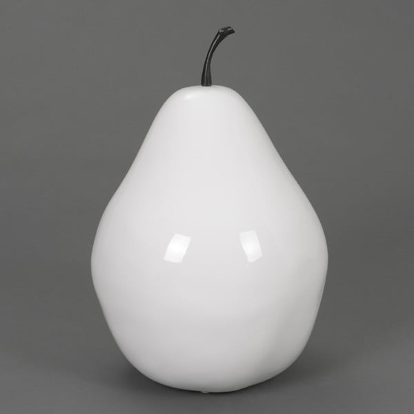 Biała dekoracyjna gruszka Amadeus Oslo Pear