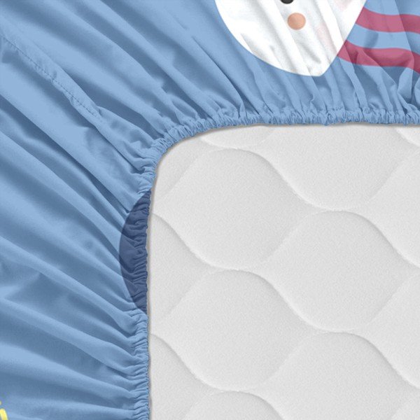 Dziecięce bawełniane prześcieradło Happynois Yellow Submarine, 120x60 cm-image-2