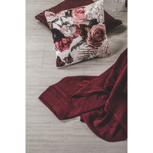 Różowa bawełniana poduszka dekoracyjna Tiseco Home Studio Waffle, 45x45 cm-image-4