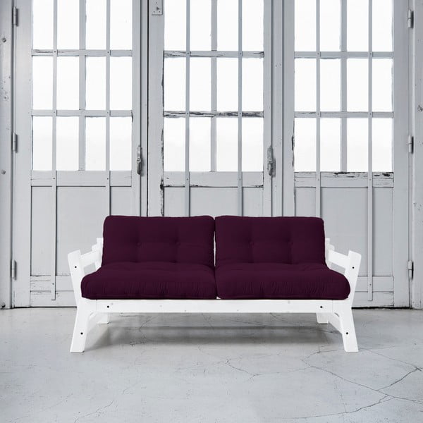 Sofa rozkładana Karup Step White/Purple Plum-image-1