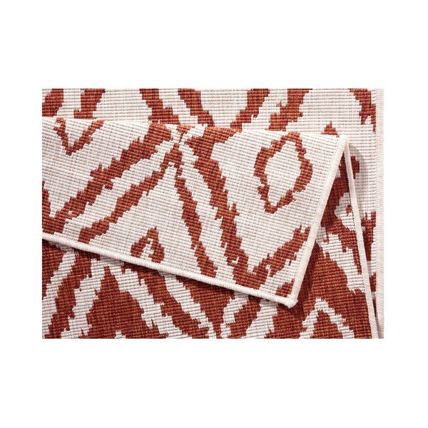 Czerwono-biały chodnik dwustronny odpowiedni na zewnątrz NORTHRUGS Rio, 80x150 cm-image-3