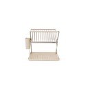 Beżowy metalowy ociekacz dwupiętowy 37x33 cm – Brabantia