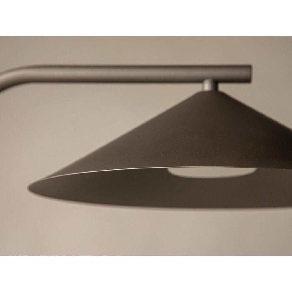 Brązowa metalowa lampa stojąca (wysokość 160 cm) Nocte – Micadoni (zdjęcie 3)