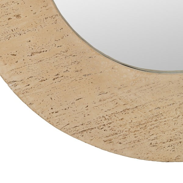 Lustro ścienne z kamienną ramą 80x80 cm Piedra – Ixia-image-2