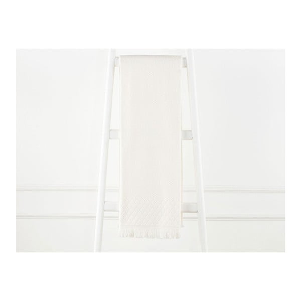 Kremowobiały ręcznik bawełniany Madame Coco Eleanor, 70x140 cm