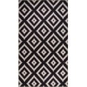 Czarny dywan odpowiedni do prania 80x50 cm – Vitaus