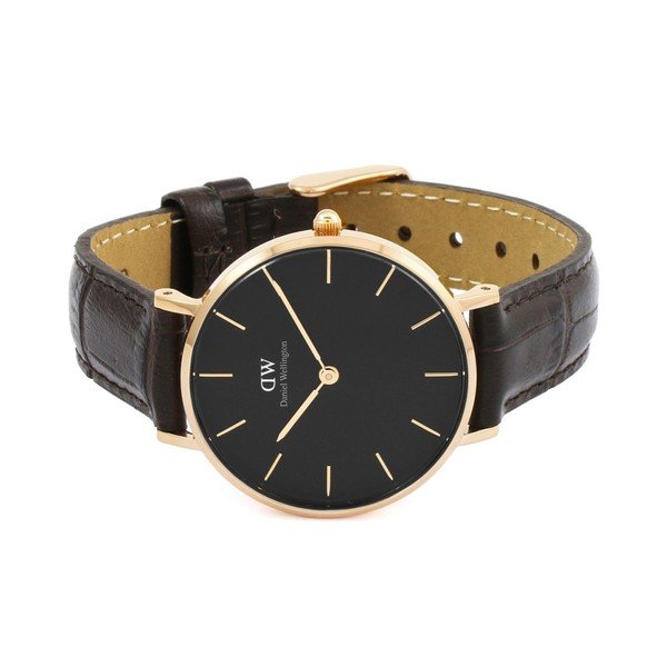 Zegarek damski z detalami w różowozłotej barwie Daniel Wellington Petite York, ⌀ 32 mm-image-2