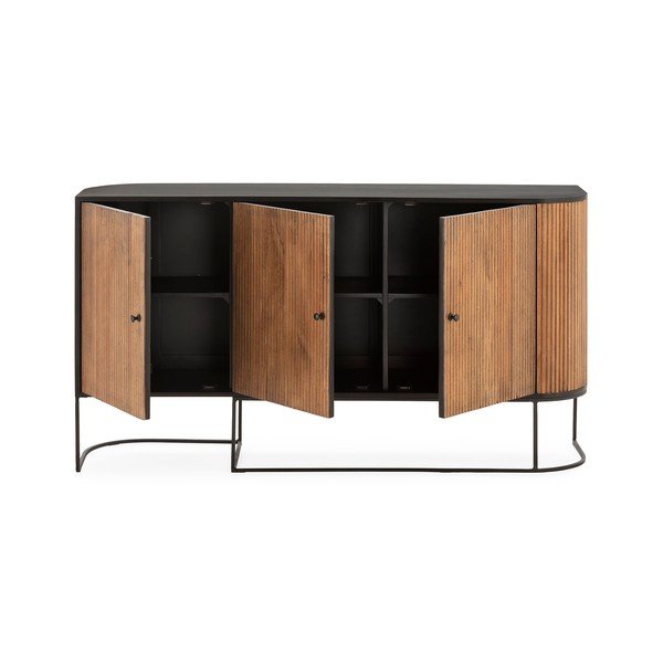 Komoda z litego drewna mango w naturalnym kolorze 165x90x40 cm Curve – MOME-image-4