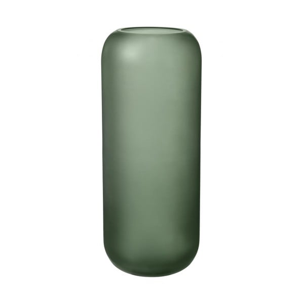 Zielony szklany wazon Blomus Bright, wys. 30 cm