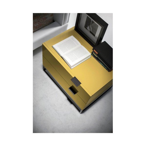 Żółtozielony stolik nocny Ángel Cerdá Fidelia-image-1