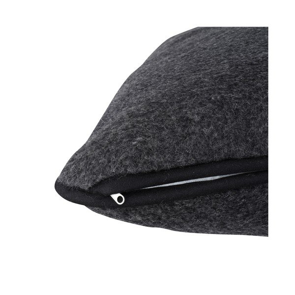 Czarna poduszka wełniana Native Natural Merino Wool Pillow, 40x70 cm-image-1