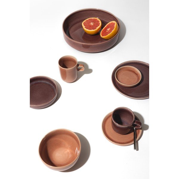Różowy kamionkowy kubek 300 ml Duna – ONA-image-1