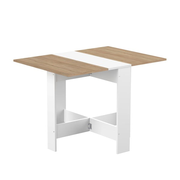 Rozkładany stół z blatem w dekorze dębu 76x28 cm Papillon – TemaHome-image-3