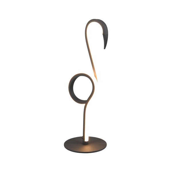 Czarna lampa stołowa LED (wysokość 35 cm) Ingo – Reality-image-3