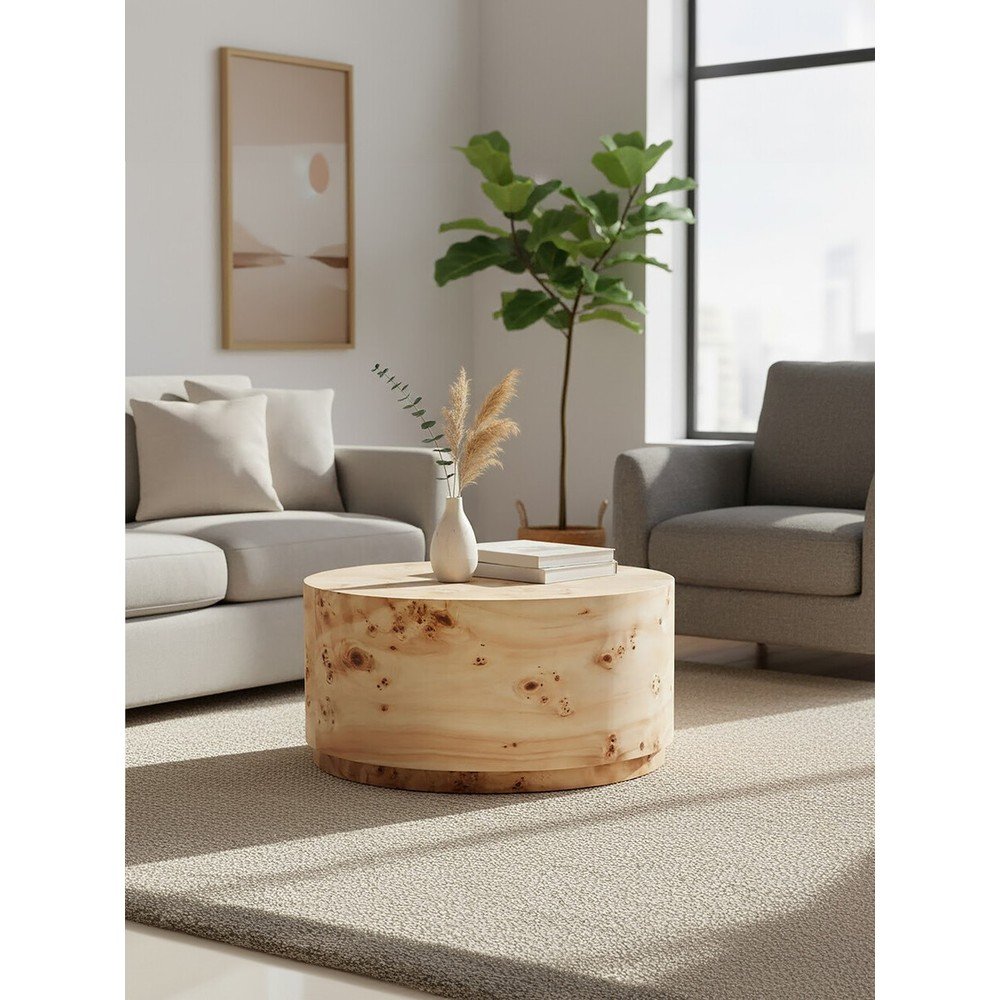 Okrągły stolik w naturalnym kolorze ø 80 cm Mota – Premier Housewares (zdjęcie 10)
