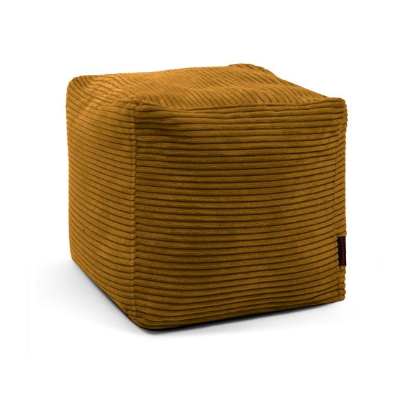 Musztardowy sztruksowy worek do siedzenia Up! MooG – SLOWDOWN