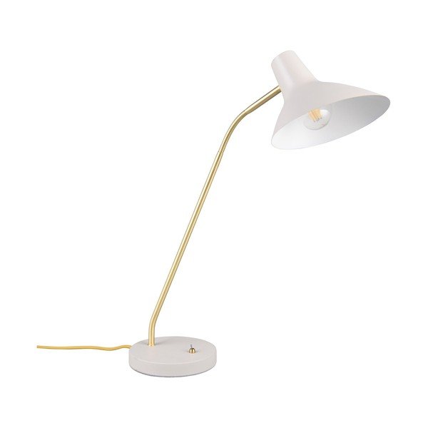 Lampa stołowa z elastyczną konstrukcją w kolorze złota/w kolorze kości słoniowej (wysokość 54 cm) Traveller – Trio