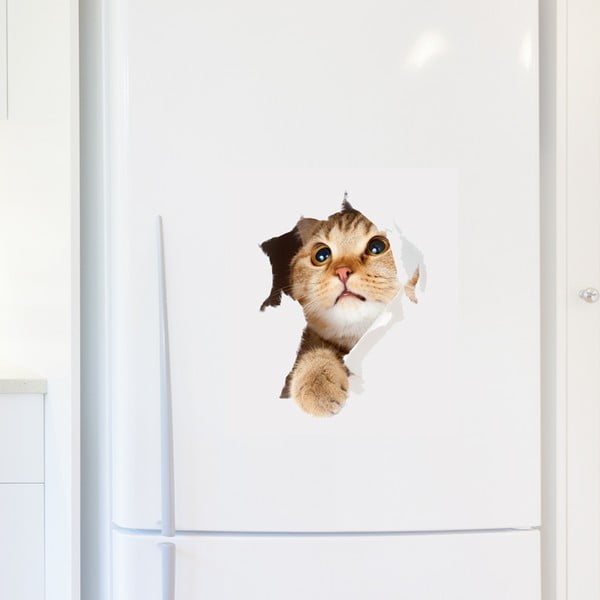 Naklejka Ambiance Cat in Hole