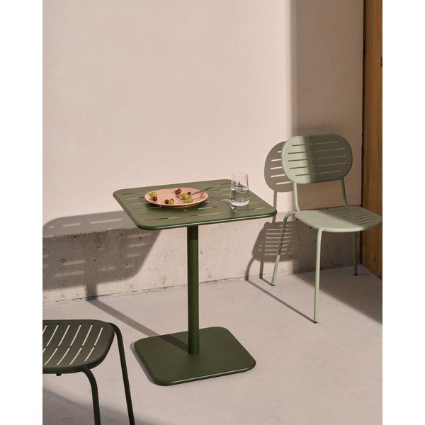 Stalowy stół ogrodowy 70x70 cm Brai – Kave Home-image-1