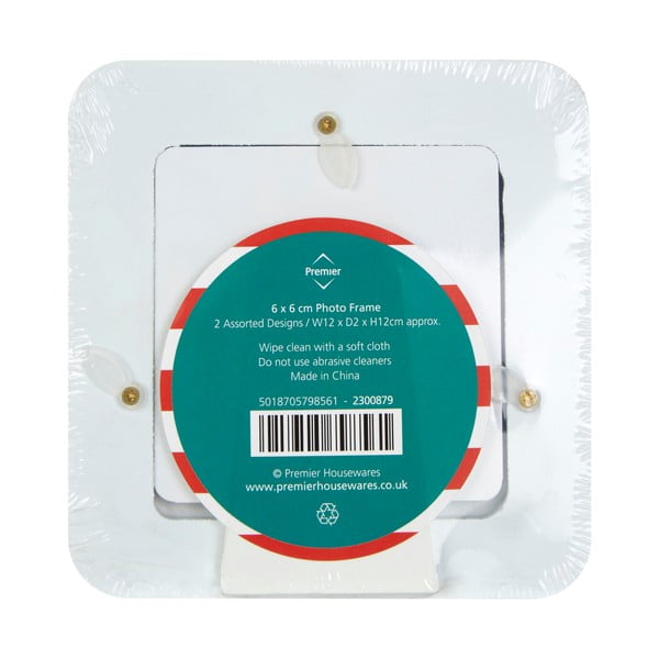 Czerwono-turkusowe drewniane ramki zestaw 2 szt. 12x12 cm Pirate – Premier Housewares-image-2