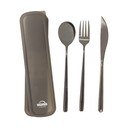 Czarne sztućce ze stali nierdzewnej 3 szt. Mimo – Premier Housewares