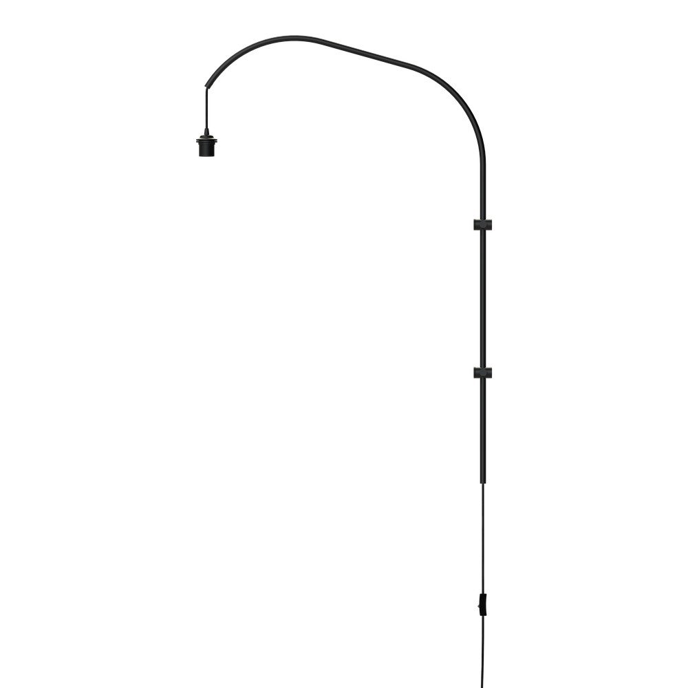 Czarny metalowy stojak na lampę 123 cm Willow – UMAGE