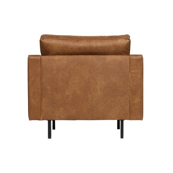 Brązowy fotel z imitacji skóry BePureHome Rodeo-image-3