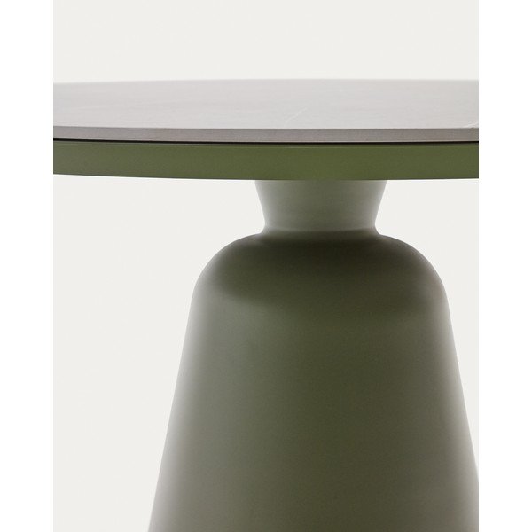 Okrągły stół ogrodowy z ceramicznym blatem ø 120 cm Tudons – Kave Home-image-4