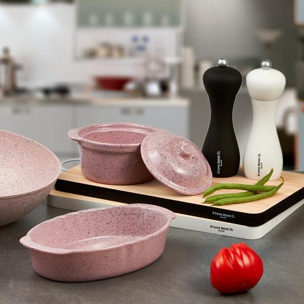 Biały młynek do pieprzu i soli  BiKompletti Touch-image-1