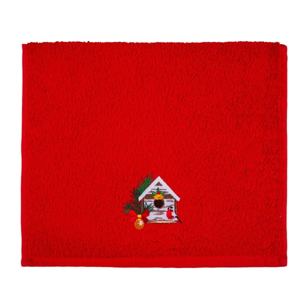 Ręcznik Christmas Chalet Red, 30x50 cm