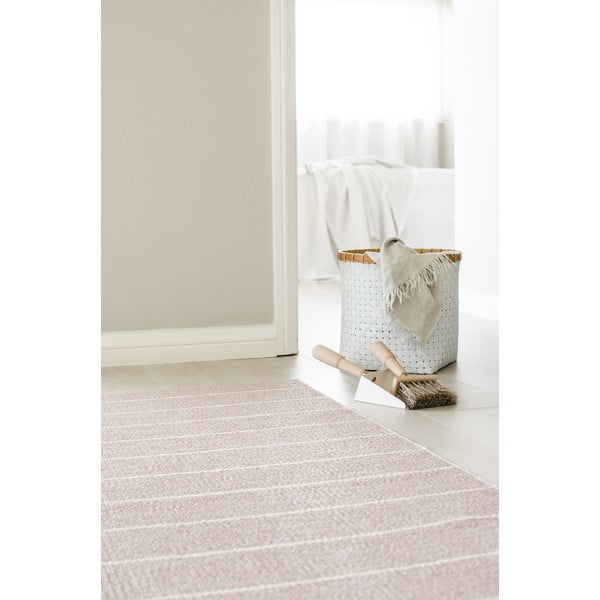 Jasnoróżowy dywan odpowiedni na zewnątrz 70x90 cm Carl Pale Rose – Pappelina-image-3