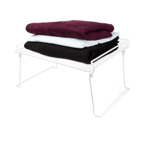 Biała rozkładna półka do szafy na ubrania Compactor Stackable Rack-image-2