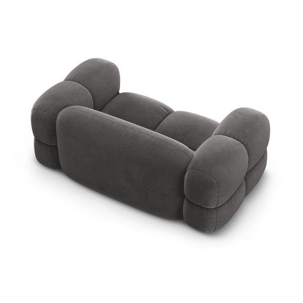 Szara aksamitna sofa 180 cm Loretto – Cosmopolitan Design-image-4
