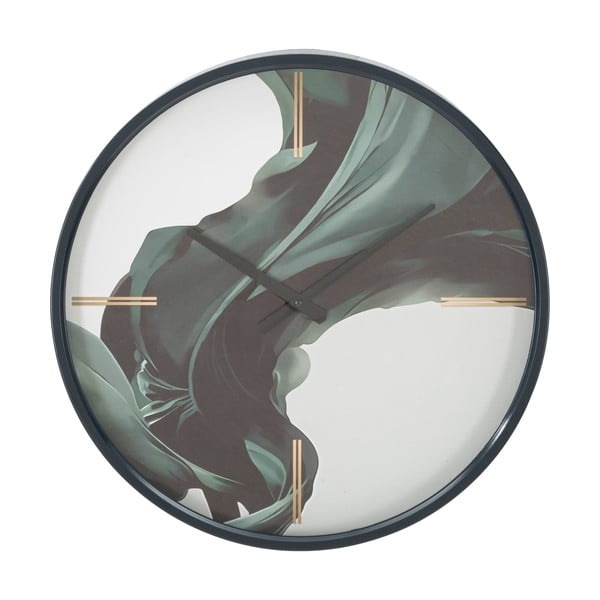 Zielony zegar ścienny Mauro Ferretti Mirror, ø 60 cm