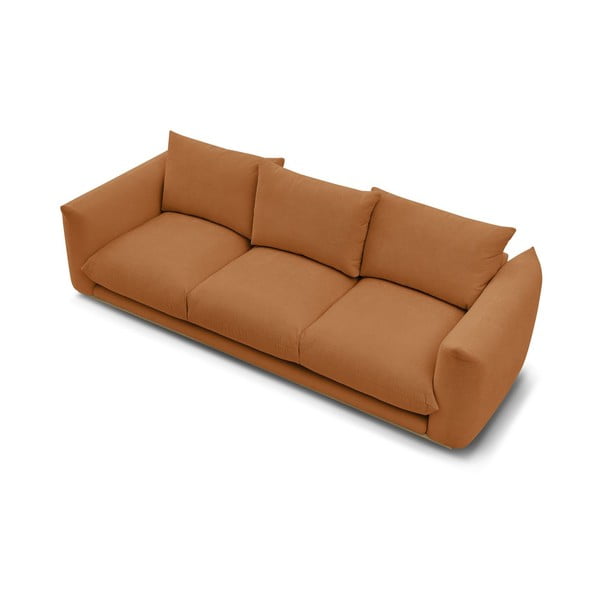 Pomarańczowa sofa 265 cm Ernest – Bobochic Paris-image-4