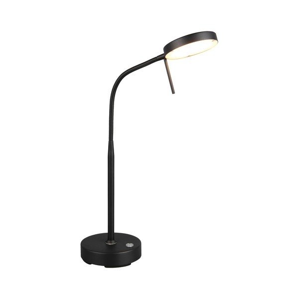 Czarna lampa stołowa LED (wysokość 45 cm) Moreno – Reality-image-1