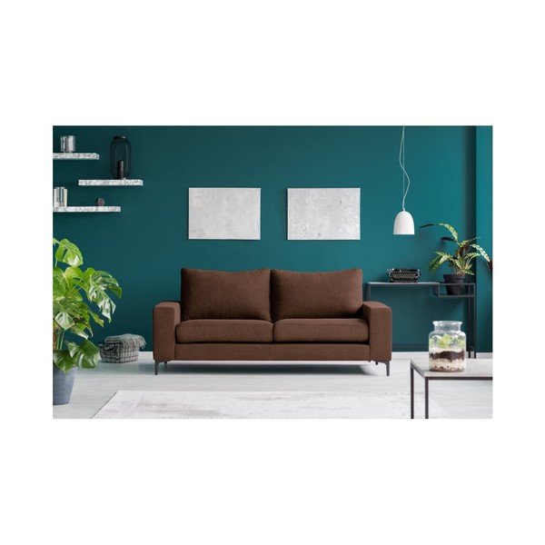 Brązowa sofa 3-osobowa Kooko Home Cancan-image-2