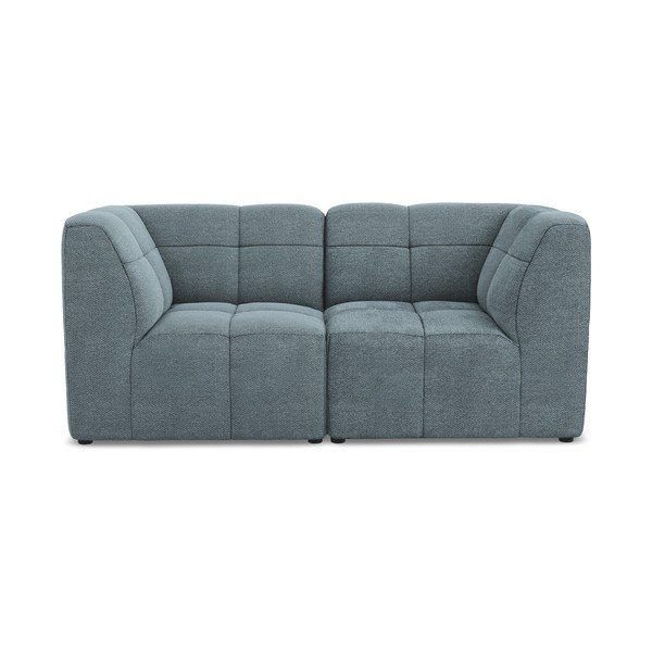 Niebieska sofa z materiału bouclé 180 cm Aloha – Makamii