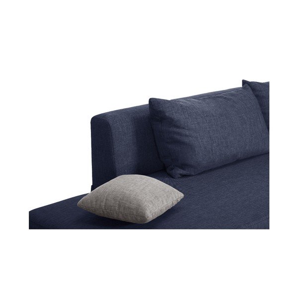 Niebieski rozkładany narożnik prawostronny Pashmina-image-2