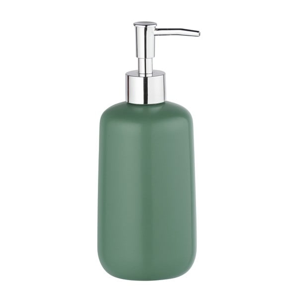 Zielony ceramiczny dozownik do mydła 0.5 l Olinda – Allstar