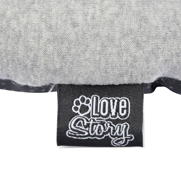 Szare legowisko dla psów 40x55 cm – Love Story-image-3