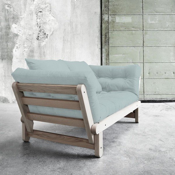 Sofa rozkładana Beat Beech/Sky Blue-image-2