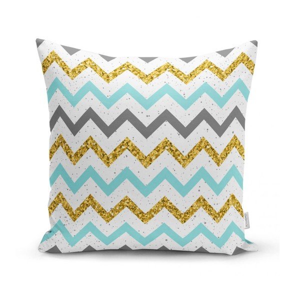 Poszewka na poduszkę Minimalist Cushion Covers Multi Zig Zag, 45x45 cm