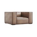 Jasnobrązowy skórzany fotel Madame – Windsor & Co Sofas