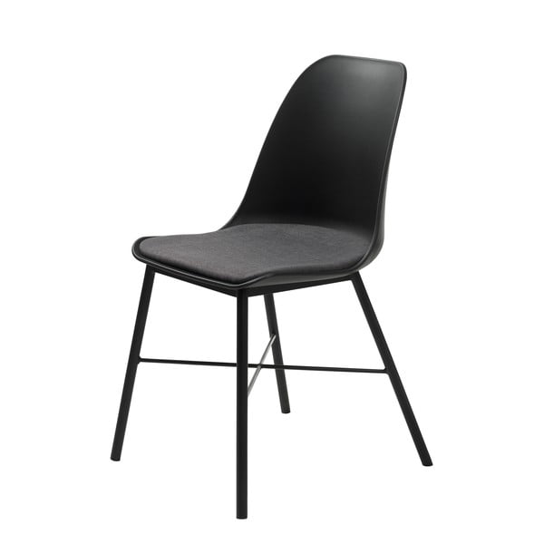 Zestaw 2 czarno-szarych krzeseł Unique Furniture Whistler-image-1