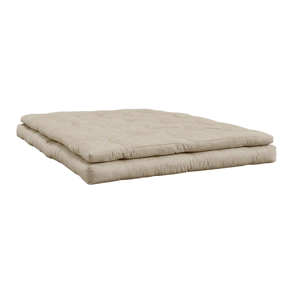Sofa rozkładana z beżowym obiciem Karup Design Buckle Up Linen (zdjęcie 10)