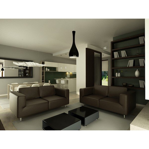 Lampa ITTEKI, opal matte/brown/white-image-1