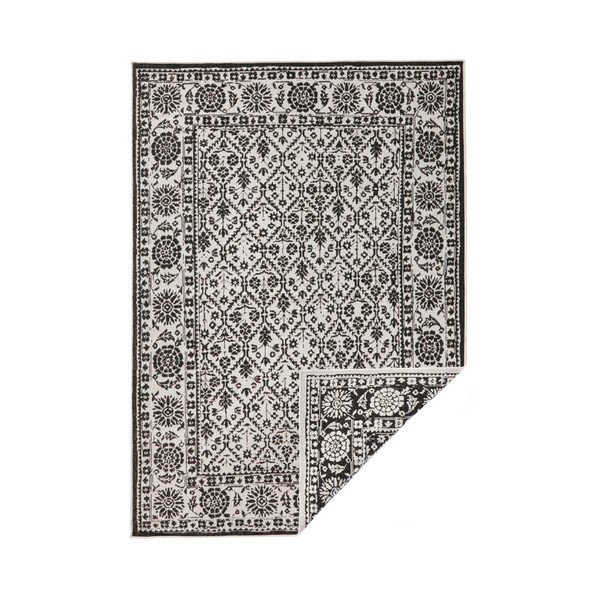Czarno-biały dywan dwustronny Bougari Curacao, 120x170 cm-image-1